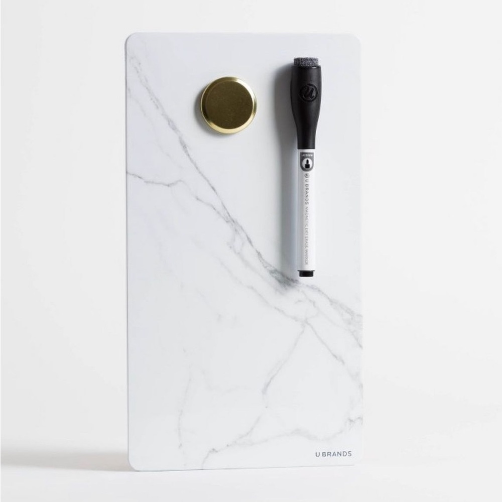 U BRANDS FRAMELESS & MAGNETiC DRY ERASE BOARD 5.5"x10"